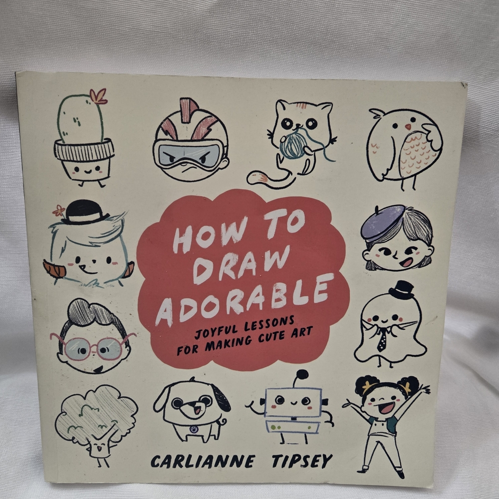 How to Draw Adorable by Carlianbe Tipsey- White and Red Cover